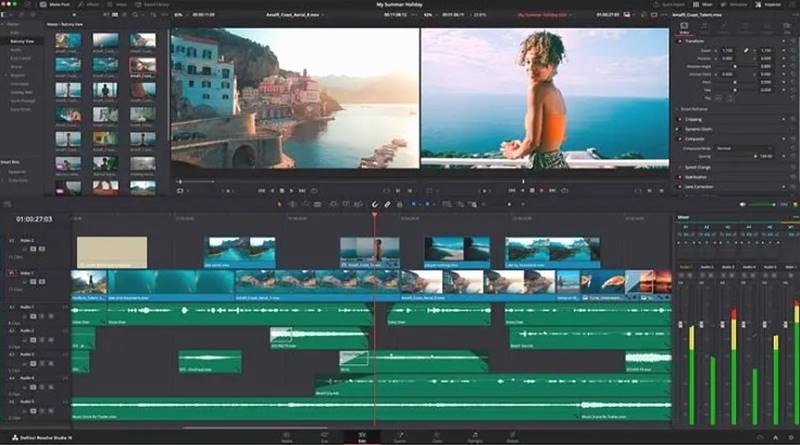 다빈치 리졸브는 전문가급 편집을 무료로 경험