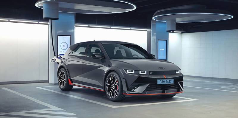 현대 아이오닉5 N은 2023년 7월 공개된 고성능 전기 SUV