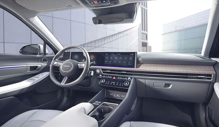 쏘나타 하이브리드 실내 인테리어