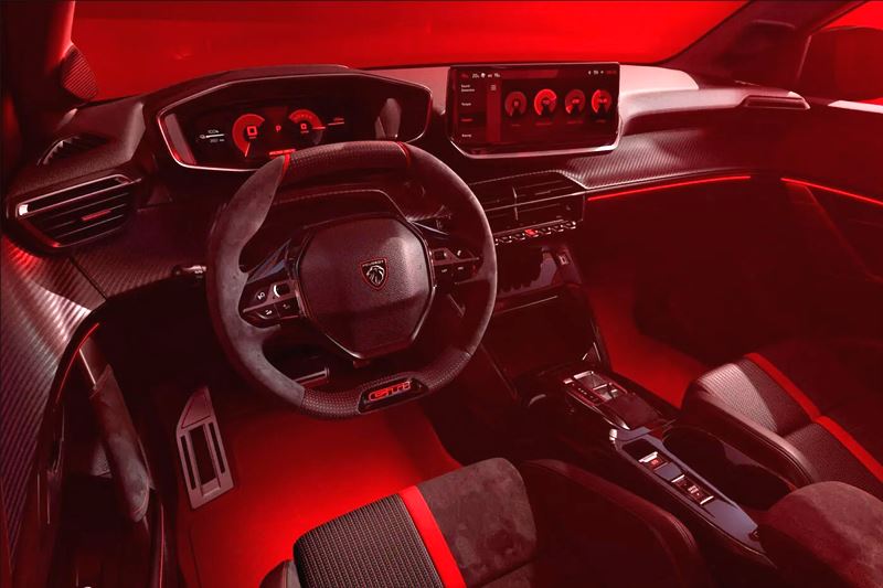 푸조 E-208 GTi 실내 디자인