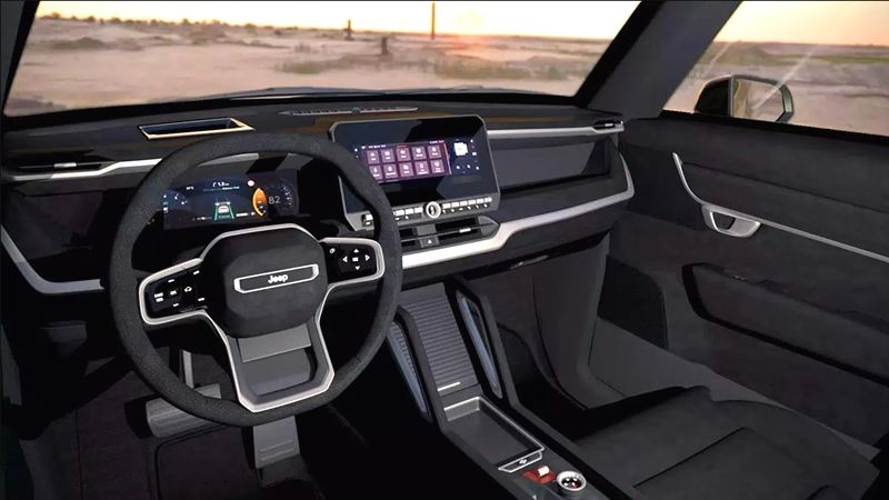 지프 레니게이드 실내 디자인