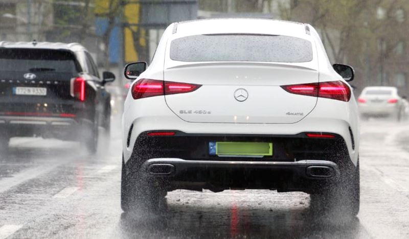 연두색 번호판 우회