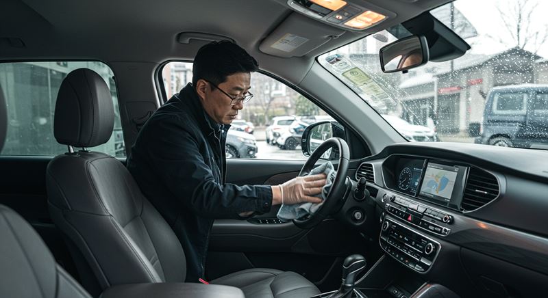 자동차 실내세차