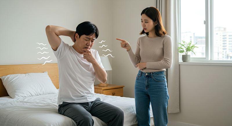 홀애비냄새 제거 방법