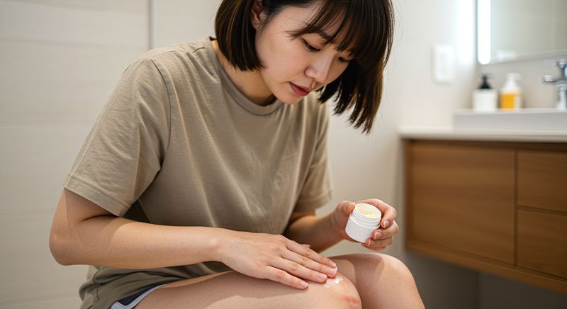 상처 흉터 연고 효과 분석