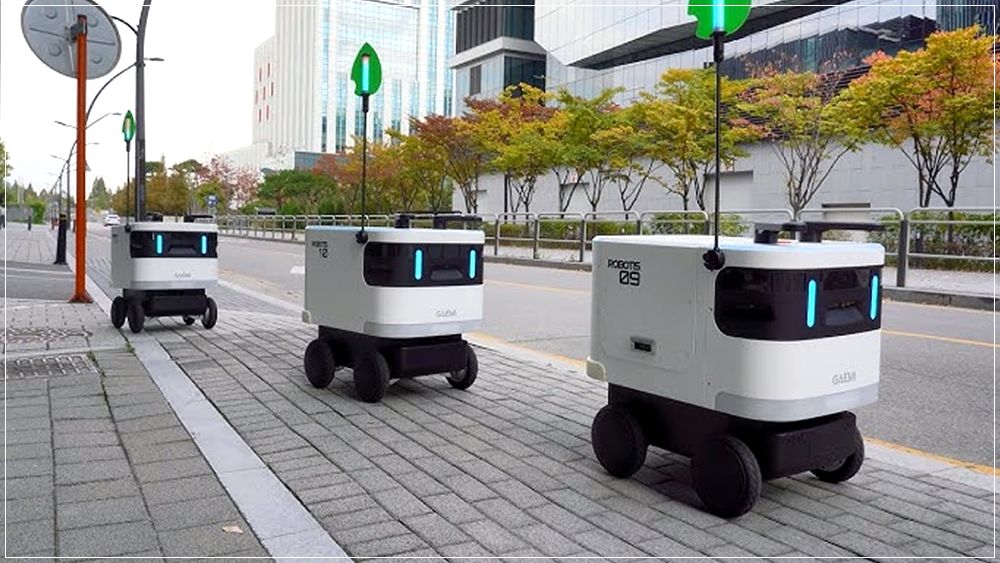 로보티즈 자율주행 배송로봇 200대 규모 운영 '개미' 신모델