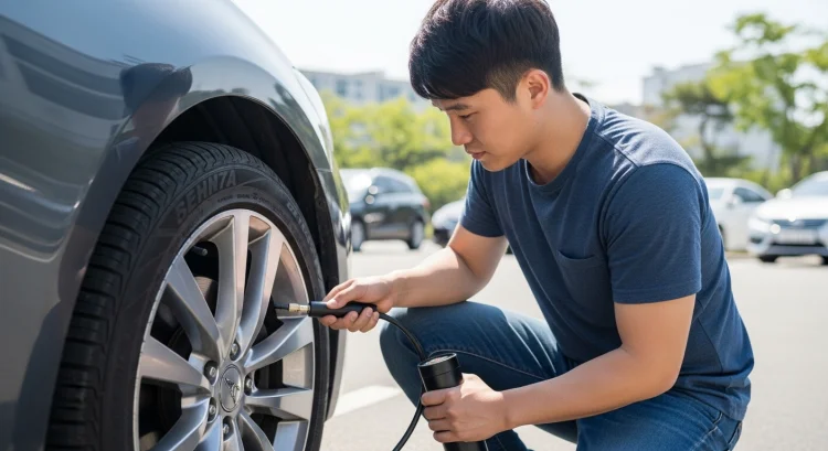 타이어 공기압 적정 범위