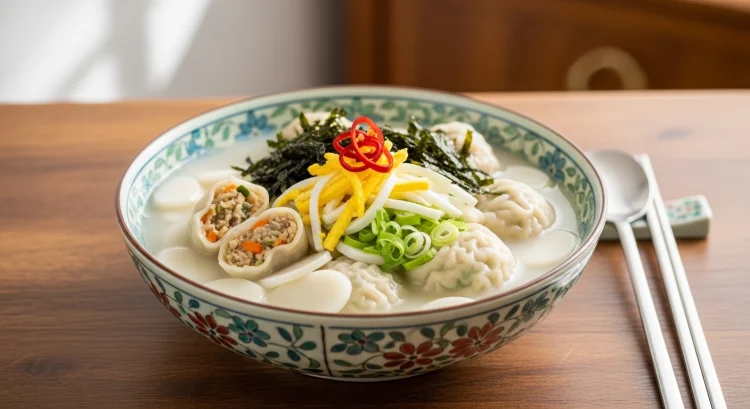 간단하지만 특별한 떡만두국 황금레시피 