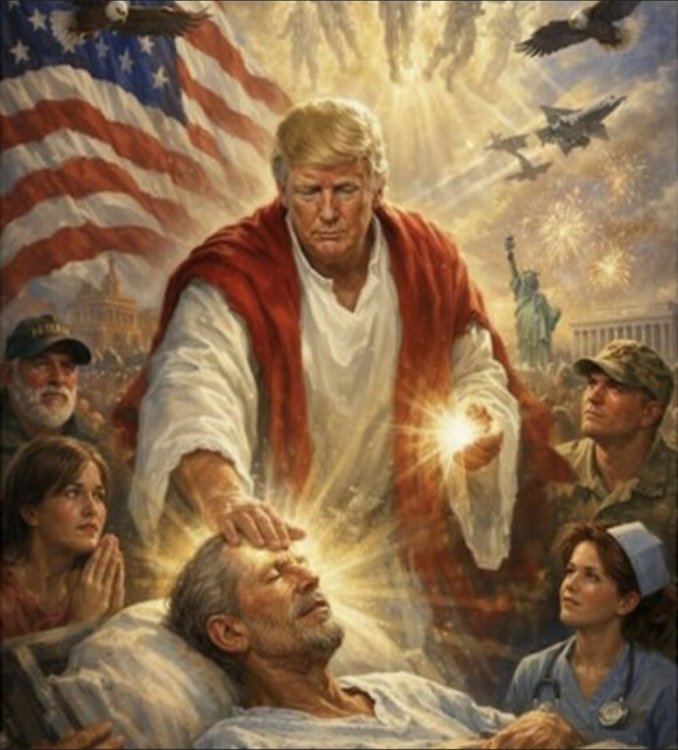 트럼프 예수, Ai 그림 SNS 올린 진짜 목적과 교황 비판은 왜?