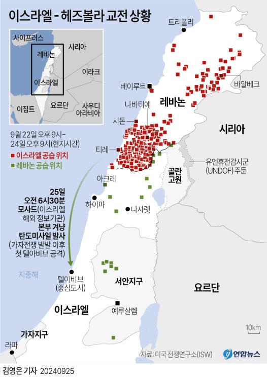 헤즈볼라 지도 위치