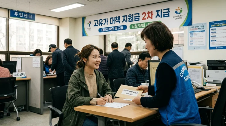 고유가 피해지원금 2차 신청방법