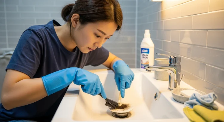 배수구 청소방법, 냄새와 물때 동시에 제거하는 방법