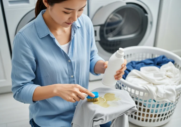 기름 얼룩 지우는법, 세탁 전에 꼭 해야 할 방법